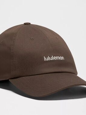Lululemon Classic Ball Cap Wordmark Walnut Crunch Coconut Ivory S/M